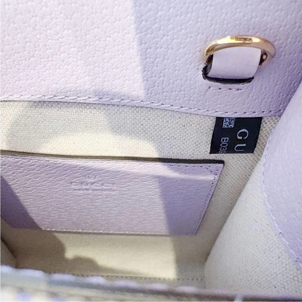 Gucci Lavender and Beige Mini Bag - Picture 8 of 11